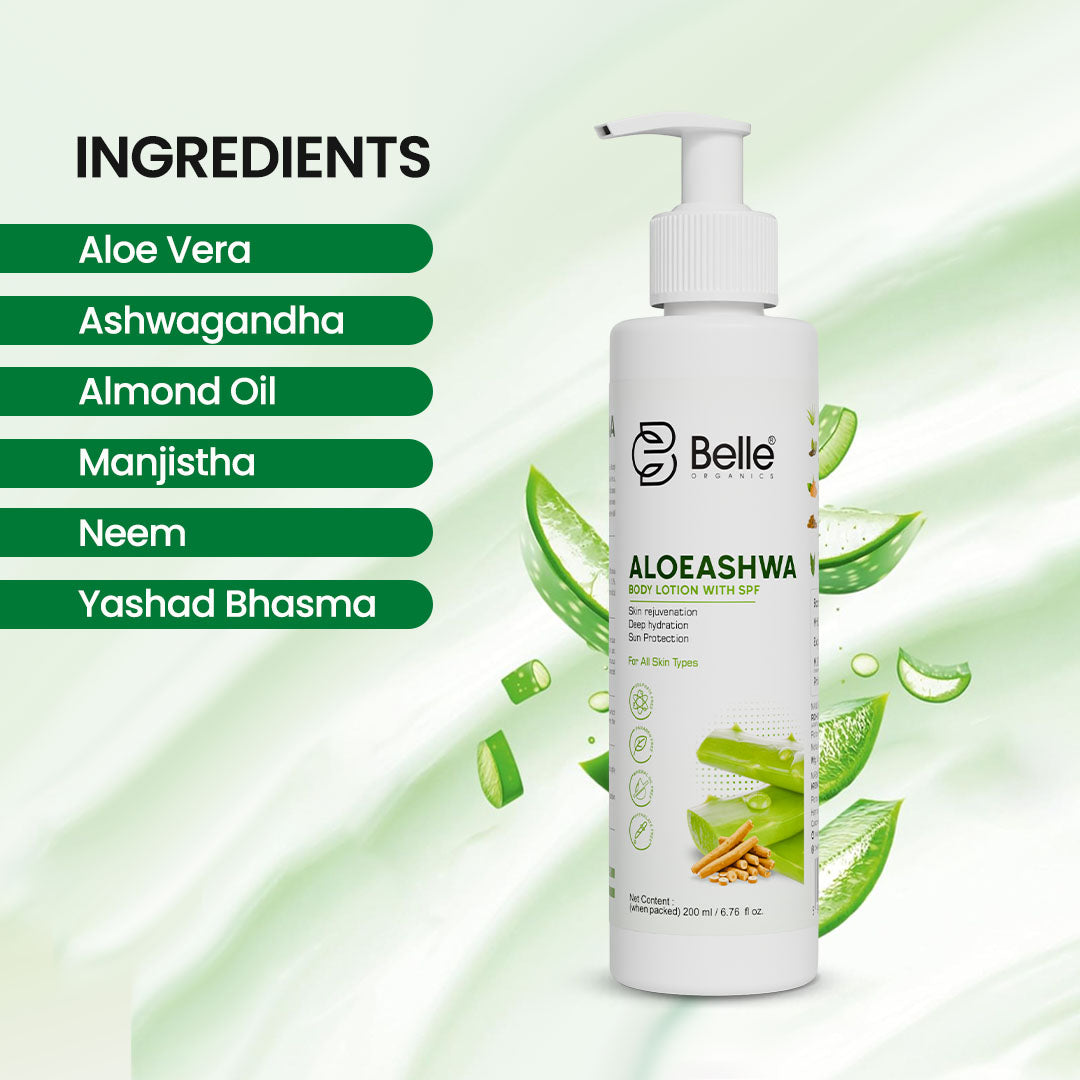 Aloe Ashwa Body Lotion with SPF