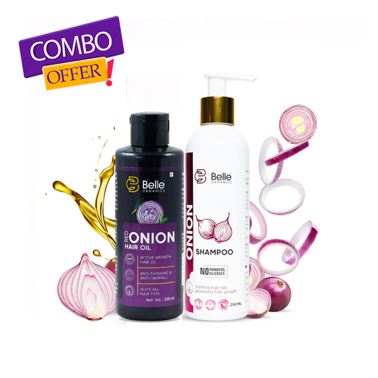 Onion Hair Oil & Shampoo Combo