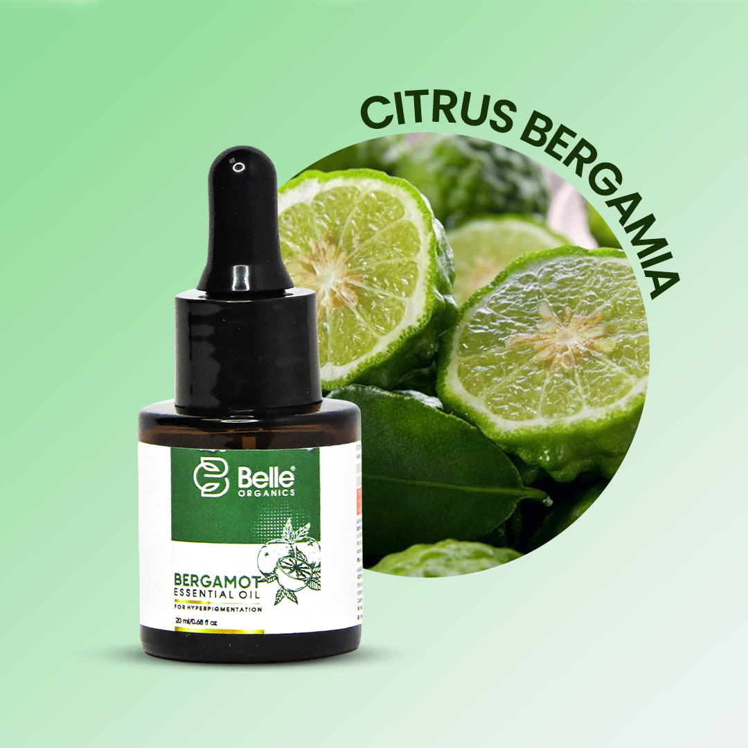Belle Organics Bergamot Essential Oil (30 ml) – 100% Pure & Natural