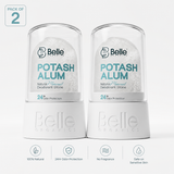 Potash Alum Roll-On | Stay Fresh 24hr Naturally | No Chemicals | Lasts 6 Months