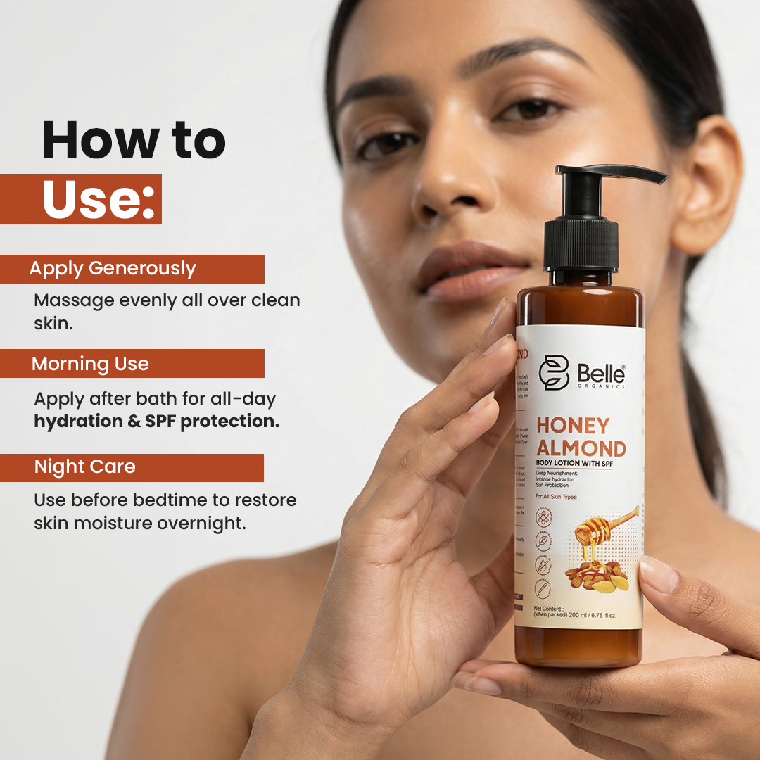 Honey Almond Body Lotion with SPF