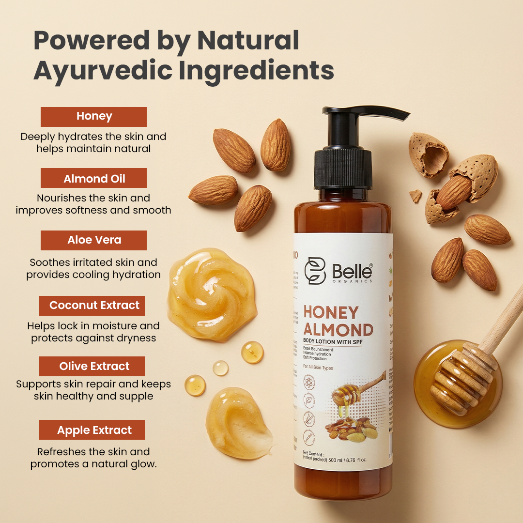 Honey Almond Body Lotion with SPF