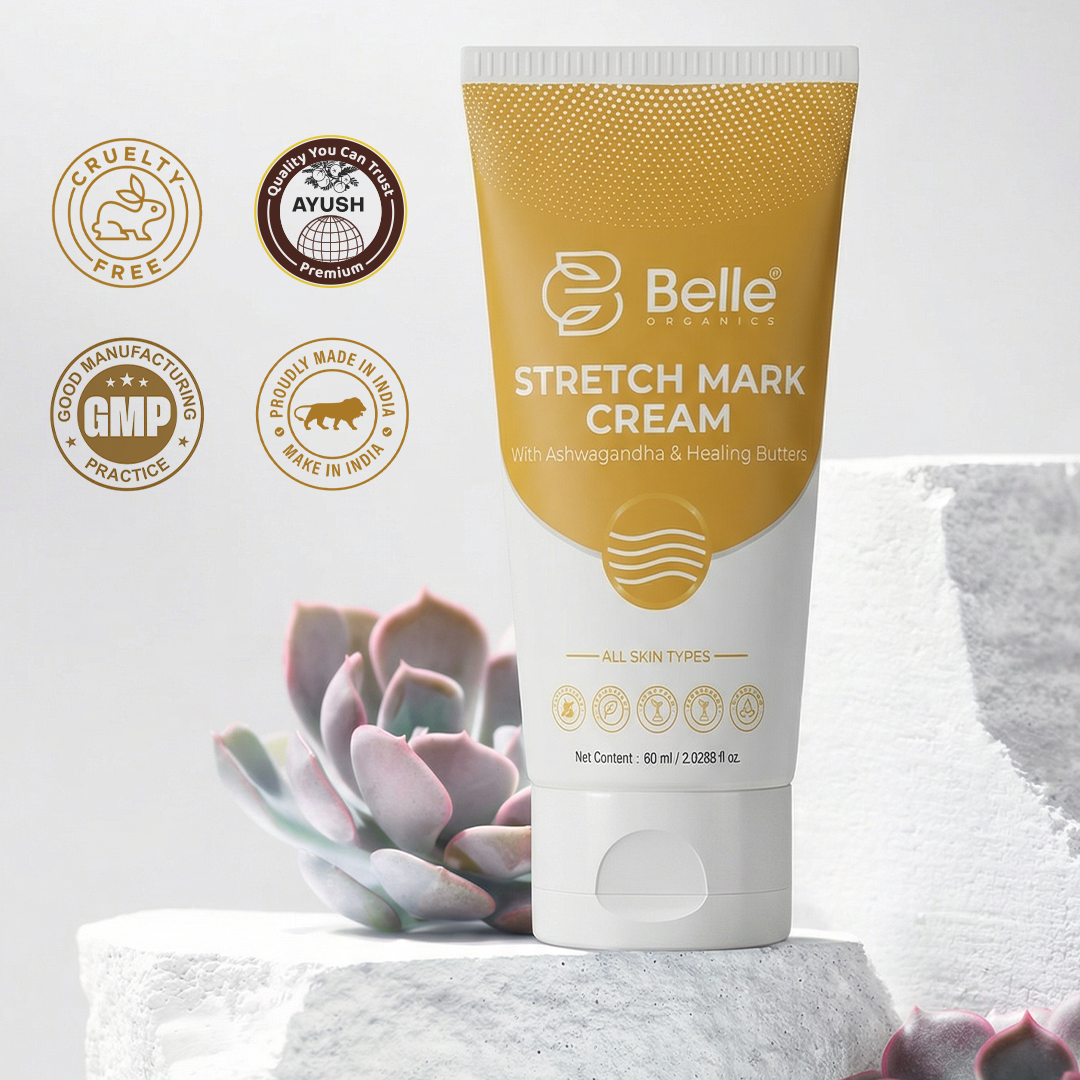 Stretch Mark Cream (60 ml) – Reduce Stretch Marks Naturally