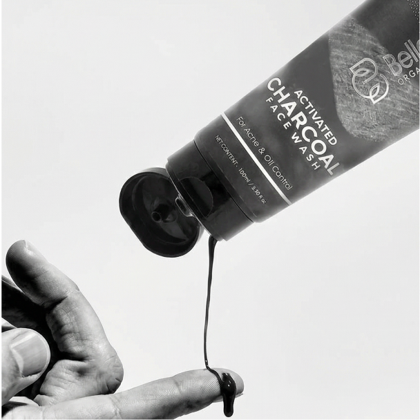 Activated Charcoal Face Wash for Men - 100 ml