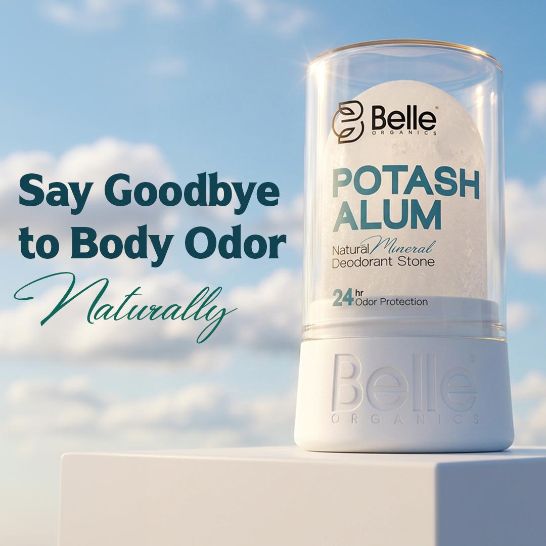Potash Alum Roll-On | Stay Fresh 24hr Naturally | No Chemicals | Lasts 6 Months