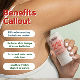 Belle Organics Crystal Guard | Watermelon Potash Alum Deodorant Stone | 24hr Odour Protection